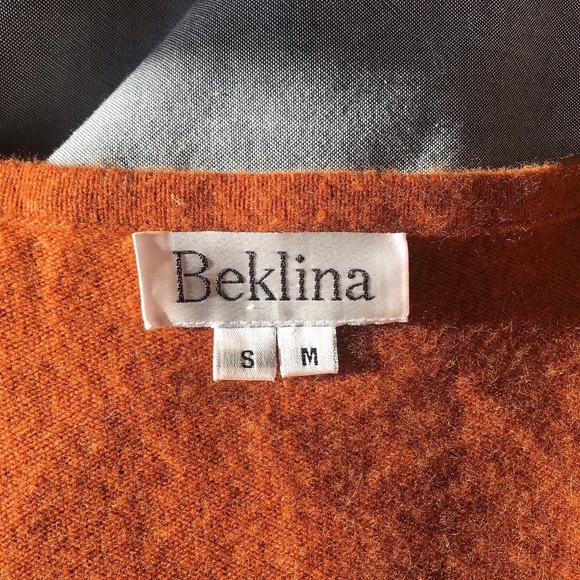 Beklina Cashmere Ballet Wrap, Kabocha, S/M - Picture 4 of 5